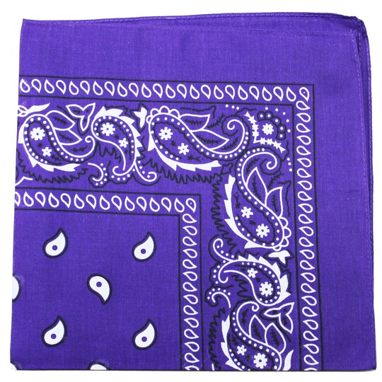 Bandana originale, otivo Paisley, in rosso Bandana originale, otivo Paisley, in rosso